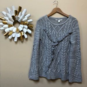 ❤️NWT LC Lauren Conrad Cable Knit Bell Sleeve